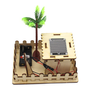 Kit Científico de Casa de Madera con Energía Solar y Árbol de Coco, Juguete Educativo para Niños de 7 a 9 Años, Proyecto STEM DIY - Product Image 1