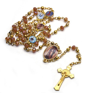 Nouveau collier de prière en or Dhikr en gros, collier religieux chrétien Jésus catholique musulman <span class=keywords><strong>islamique</strong></span>, chapelet de prière - Product Image 3