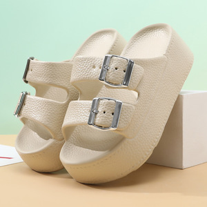Sandalias de Plataforma para Mujer Guru, con Punta Redonda, Tira Ancha, Aumentan la Altura, para el Verano - Product Image 3