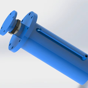 Vérin télescopique 32 mm 800 psi 12 V à fixation par étrier, non magnétique, course du piston - Product Image 4