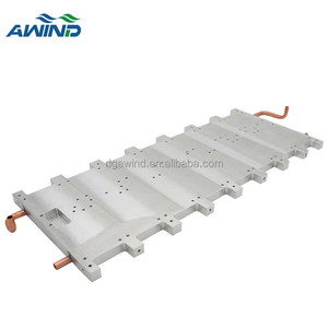 Placa de refrigeración líquida sellada personalizada, disipador de calor frío y agua de tubería de cobre, 200mm - Product Image 6