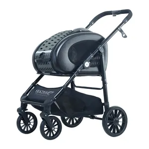 Essential for Pet Travel: Stylish and Durable Stroller, Let Your Beloved Pet Enjoy a Comfortable Journey