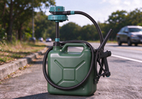 Pompe de transfert de carburant professionnelle 21V à batterie, moteur à balais, outil portable de distribution d'huile diesel pour véhicules, garage, ferme