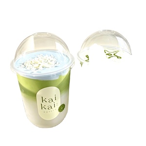 Chuangmei Custom Logo Print Take Away Disposable Clear PET 12oz16oz U-shaped <b>Plastic</b> <b>Cups</b> for Party Event Supplies - Product Image 4