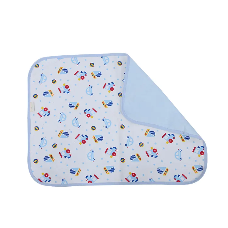 Coussin de lit/matelas pour bébé en gaze de coton de haute qualité avec points en plastique antidérapants