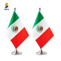 Vente en gros Bureau à main Fflag mexicain Mini bannière Capuche Gay Pride Cape Drapeaux de corps Drapeau du Mexique pour les événements de festival