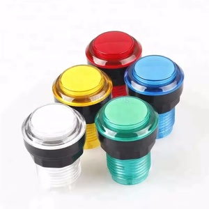 Factory Price 32mm Illuminated White Round <strong>Push</strong> <strong>Button</strong> with LED Light Arcade <strong>Game</strong> <strong>Machine</strong> Plastic <strong>Button</strong> - Product Image 6