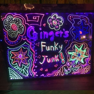 Mới đến Neon hiệu ứng nhà hàng menu dấu hiệu huỳnh quang màu sắc đánh dấu dẫn Tay Viết Bảng hiển thị tin nhắn - Product Image 4