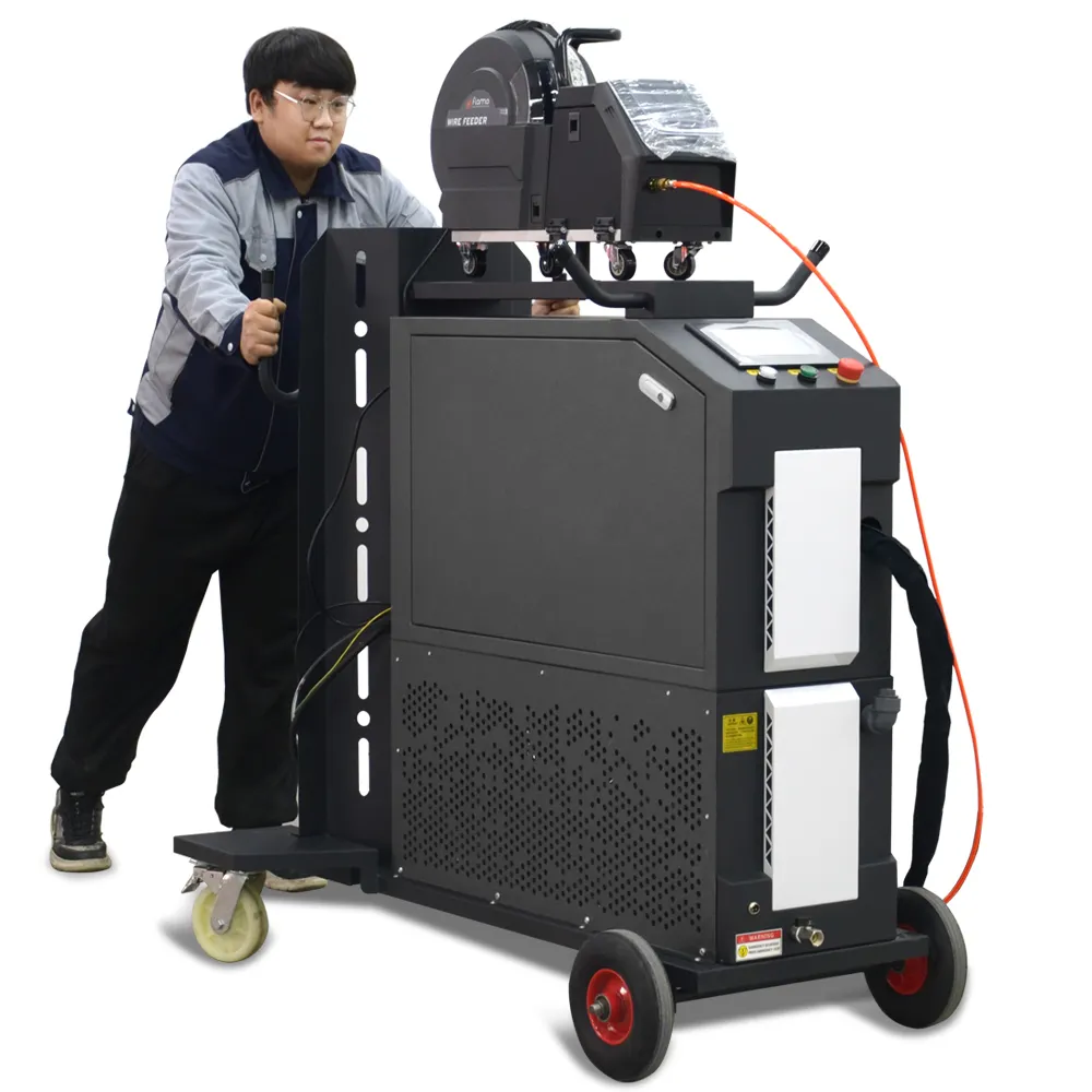 Mesin las Laser serat genggam 4 dalam 1, mesin las Laser serat genggam 1000W 1500W 2000w terbaik untuk penggunaan industri