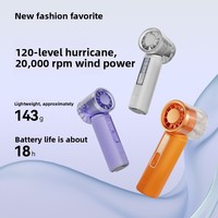 Ventilador de Mano de Alta Velocidad, Mini USB, Refrigeración por Hielo, 3000mAh, Portátil, Recargable, para Exteriores, Novedad 2026