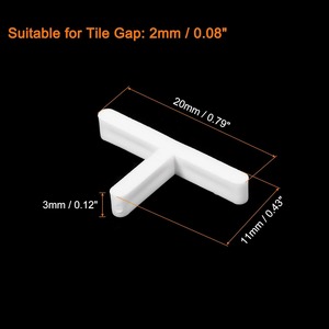 Tốt nhất gạch san lấp mặt bằng miếng đệm tự san lấp mặt bằng gạch chéo Spacer gạch Spacer với t loại 1mm 1.5mm 2mm 3mm - Product Image 5