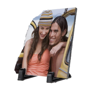 Cornice Fotografica in Pietra Personalizzata 20*20cm 30*30cm, Forma Sagomata, Rivestita per Sublimazione, Artigianato in Pietra Stampabile - Product Image 4