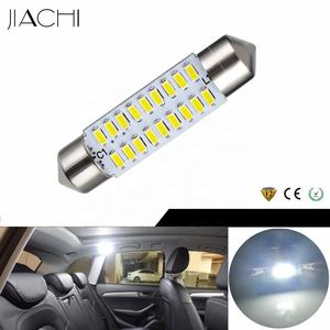 JIACHI-Ampoule LED pour toit de voiture, <span class=keywords><strong>36mm</strong></span>, 41/42mm, 12-24V, 3014, 18SMD, 12-24V - Product Image 2