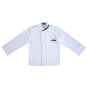 Traje de chef para trabajadores de restaurantes de hamburguesas, uniforme de servicio de comida con delantal a juego - Product Image 4