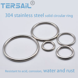 302/304/316 Roestvrijstalen Holle/Massieve Ring Gegalvaniseerd Galvaniseren Aanpasbare Afmetingen O Ring - Product Image 2