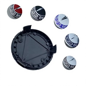 <span class=keywords><strong>Cache</strong></span>-<span class=keywords><strong>moyeu</strong></span> de roue noir 75 mm avec emblème bleu laurier, couvercle de remplacement d'origine pour <span class=keywords><strong>Mercedes</strong></span> Benz - Product Image 1