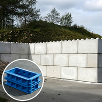   Moule en acier pour blocs de béton emboîtables, moule pour blocs préfabriqués pour les talus de bassins et de rivières