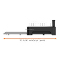 Égouttoir à vaisselle extensible en aluminium WIREKING à un seul niveau, 100 % antirouille, avec service personnalisé