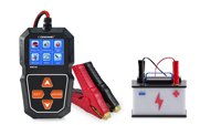 NCFKOS KW218 Testeur de batterie professionnel Testeur de batterie 6V 12V 100 à 2000CCA Cranking Charging Motorcycle
