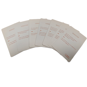 Tùy Chỉnh Song Ngữ Màu Hồng Thời Điểm Tốt Vài Câu Hỏi Thẻ Trò Chơi Cho Người Lớn In Kỹ Thuật Vui Vẻ Trở Lại Và Phía Trước Thiết Kế - Product Image 4