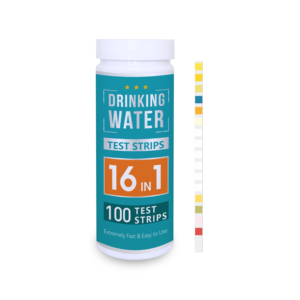 물 테스트 스트립, 16 in 1 물 테스트 키트 식수 100 PCS 신속 테스트 스트립 가정용 물 테스트 키트, 탭 - Product Image 1
