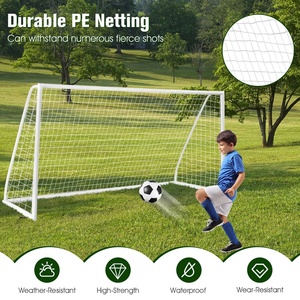 Porterías <span class=keywords><strong>de</strong></span> fútbol <span class=keywords><strong>de</strong></span> <span class=keywords><strong>metal</strong></span> <span class=keywords><strong>de</strong></span> 12x6 pies para patio trasero, poste <span class=keywords><strong>de</strong></span> fútbol, portería <span class=keywords><strong>de</strong></span> fútbol portátil - Product Image 3
