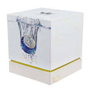 Custom Square Eco-Friendly Recyclable Gold Foil Gift <b>Box</b> for Scented Candles with Reusable Craft Paper Packaging - Product Image 1