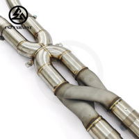 Nouvel arrivage : Échappement CSZ pour BMW M5 F10 M6 F06 F12 F13 S63 4.4T V8 avec tuyau en X, tuyau en Z, silencieux à clapets et échappement Catback Valvetronic