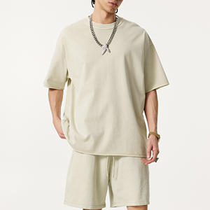 Camiseta de Hombre de Color Sólido, Casual, 100% Algodón, Tejido Antiarrugas, Básica, de Manga Corta, Suave, Transpirable, Corte Regular, para Verano - Product Image 2