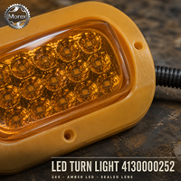 Feu clignotant LED ambre 24V pour camion minier Sinotruk HOWO MT86, référence 4130000252, pièces automobiles en gros, usine chinoise