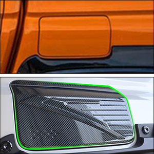 Accessori Esterni per Auto, Copertura Serbatoio Carburante, Adesivo Decorativo per Portello Carburante per Mitsubishi TRITON L200 2024 - Product Image 2