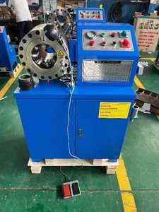 3 In Één Hete Pers Schuine Hydraulische Slang Krimpmachine Schuiven Snijcrimper Met Ingebouwde Schuiven En Snijden - Product Image 4