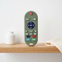 Meitai – Anneau de dentition en silicone lavable en forme de télécommande, durable, pour bébé, en matériau de qualité alimentaire, stimulation sensorielle, usage quotidien