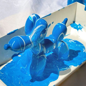 Pronto per la Spedizione: Giocattolo da Dipingere a Forma di <span class=keywords><strong>Cane</strong></span> e Orso, Figurina Artistica DIY in <span class=keywords><strong>Resina</strong></span> Bianca, Decorazione per la Casa - Product Image 4