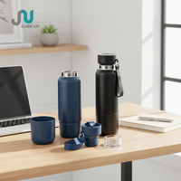 Thermos à double paroi en acier inoxydable, 6 à 12 heures, design écologique et sportif, pour boissons chaudes/froides, randonnée, camping, utilisation en extérieur