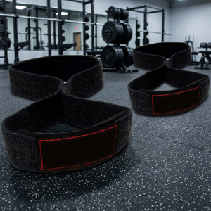 PROFIT SPORT Figure 8 Lifting Straps Heavy Cotton PC Material Extra Strength Eco-friendly Customizable Size Custom Weightlifting - Product Image 3