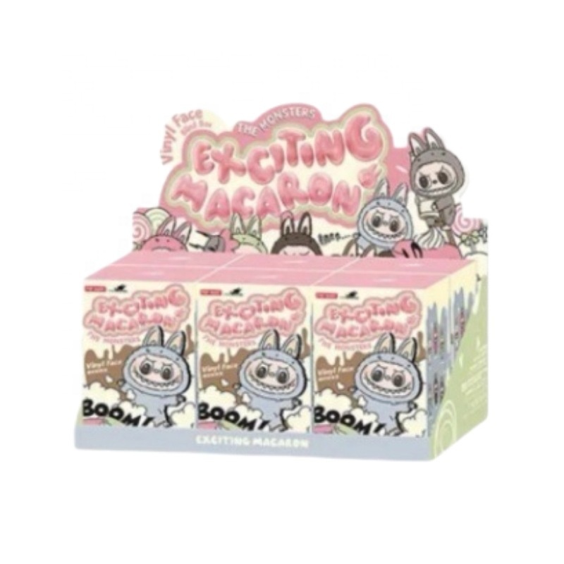 labubu exciting macaron ラブブ Labubu Trendy Macaron Vinyl Face Stuffed Pendant Cute PVC Toy