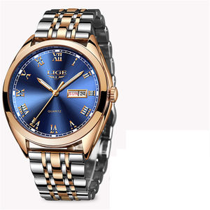 <span class=keywords><strong>2021</strong></span> <span class=keywords><strong>LIGE</strong></span> Nouvelle <span class=keywords><strong>Montre</strong></span> Femme en Or Rose <span class=keywords><strong>Montre</strong></span> Business à Quartz Marque de Luxe pour Dames <span class=keywords><strong>Montre</strong></span>-Bracelet Féminine Horloge pour Filles Relogio Feminino - Product Image 6