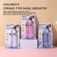 Outil de lavage nasal pour bébé avec emballage par aspiration, matériau PP, modèle JR-6053 de Ningbo pour enfants