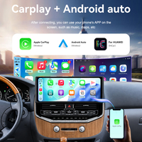Autoradio Foforfor 16,2 pouces pour Toyota Land Cruiser LC100/Lexus LX470 2002-2007, lecteur multimédia Android 13, GPS Navi DSP, unité principale