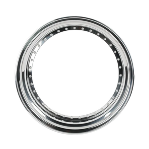 Lèvre de roue 3 pièces pour <span class=keywords><strong>BBS</strong></span> RS <span class=keywords><strong>RF</strong></span> 17 pouces 34 trous 3 pièces jante de roue polie lèvre extérieure en alliage 6061-T6 - Product Image 3