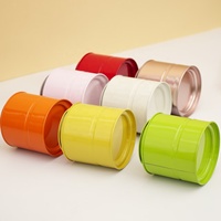 Boîtes de stockage de thé hermétiques de boîtes en métal empilables colorées