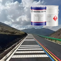 Peinture de marquage routier en polyuréthane prête à l'emploi, revêtement liquide pour quincailleries et petits entrepreneurs, haute durabilité, très visible