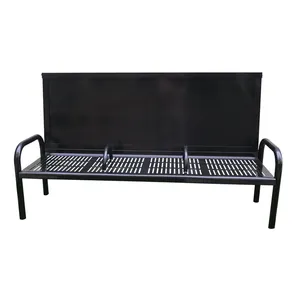 6 ft Metal Advertising Bench Outdoor Park Garden Street Bus Stop Bench Advertising Manufacturer