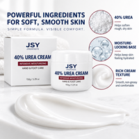 Crème pour les mains et les pieds à 40 % d'urée, marque privée, soin hydratant intensif pour peaux sèches et rugueuses, texture riche non grasse, 150 g