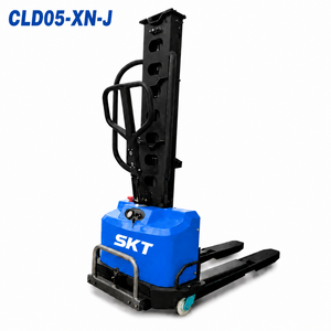 Apilador Eléctrico Peatonal Modelo CLD05-XN-J de 0.5 Toneladas, Batería de Plomo-Ácido, Equipo Compacto para Elevación de Materiales en Almacenes - Product Image 1