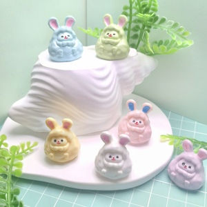 100 pezzi Mini conigli in resina fatata giardino miniature scrivania pasqua decorazione per la casa Kawaii <span class=keywords><strong>mobili</strong></span> per la casa delle bambole - Product Image 3