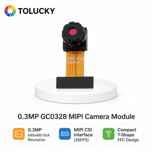 Módulo de Cámara MIPI GC0328 de 0.3MP, VGA 640x480 30fps, FPC Corto para Visión de Obstáculos en Robots Aspiradores - Product Image 1