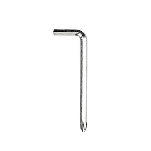Clé hexagonale en forme de L en acier au carbone M4 nickelée pour tournevis - Product Image 1