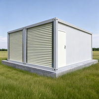 Maison conteneur de luxe respirante et pliable, style moderne et minimaliste, prête à l'emploi, pour résidence familiale, bureau, bâtiment industriel, entrepôt, hôtel